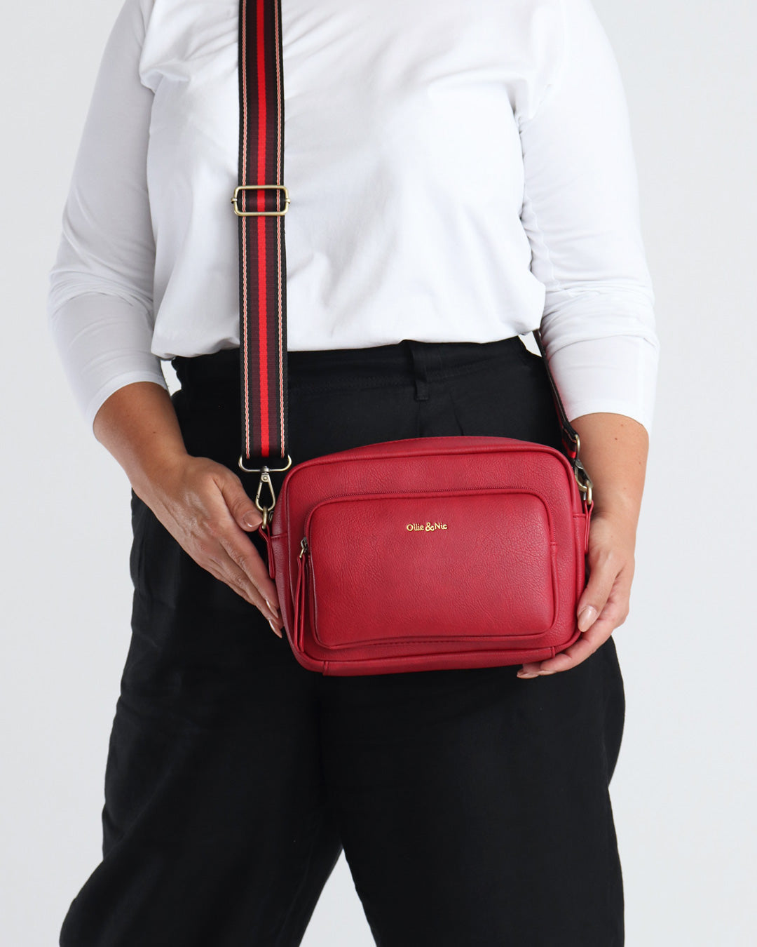 Doyle Crossbody - Cherry Red