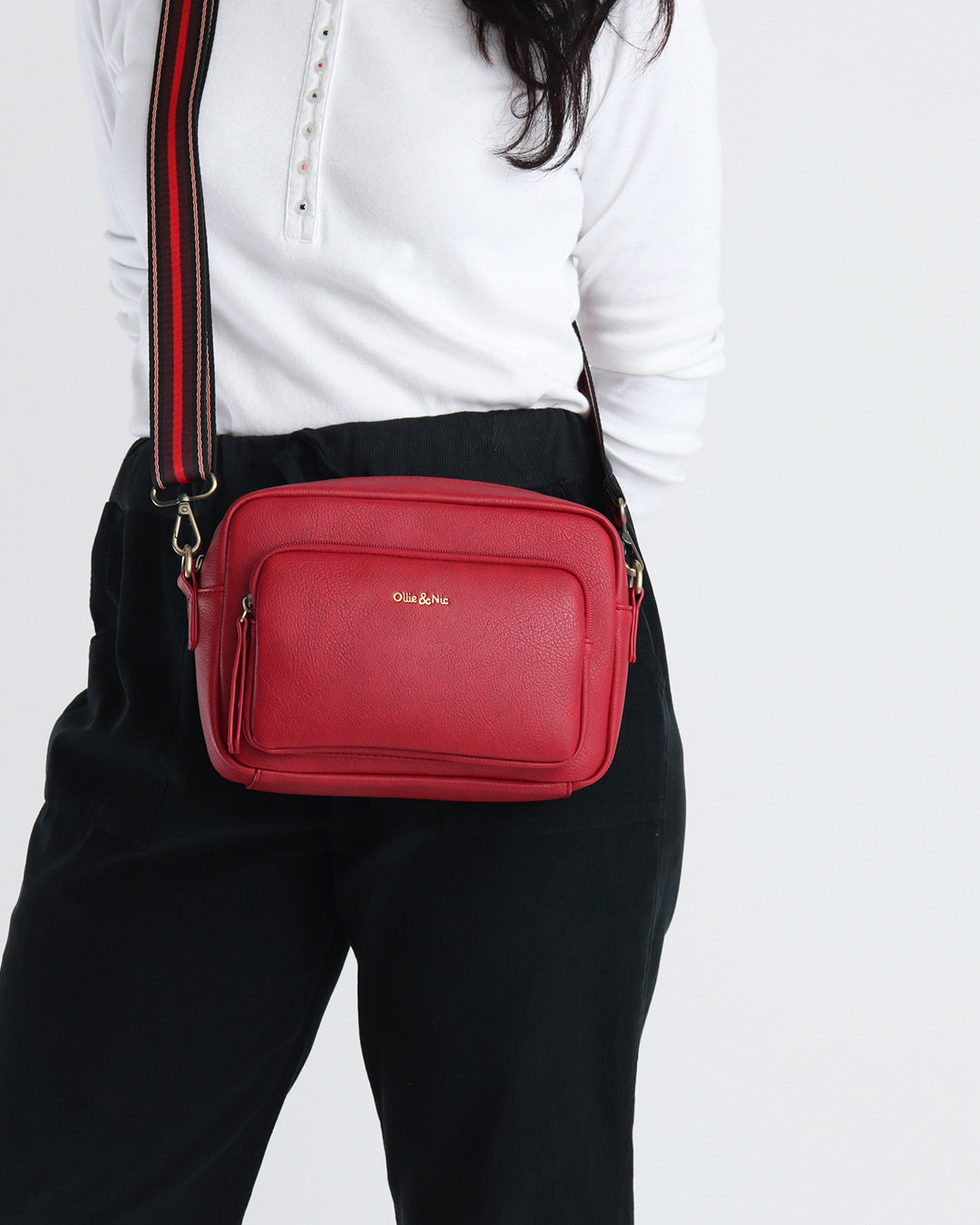 Doyle Crossbody - Cherry Red