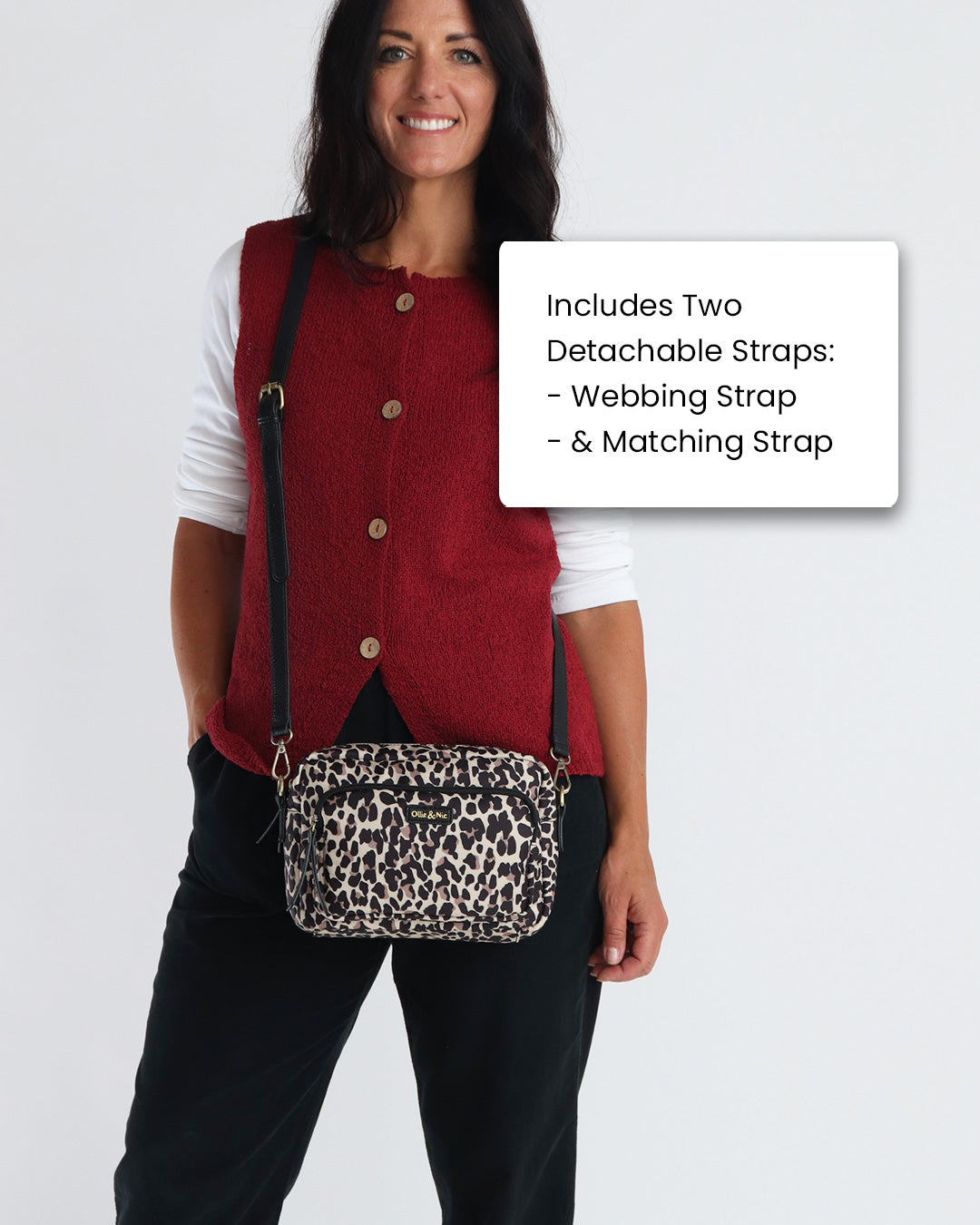 Doyle Crossbody - Leopard