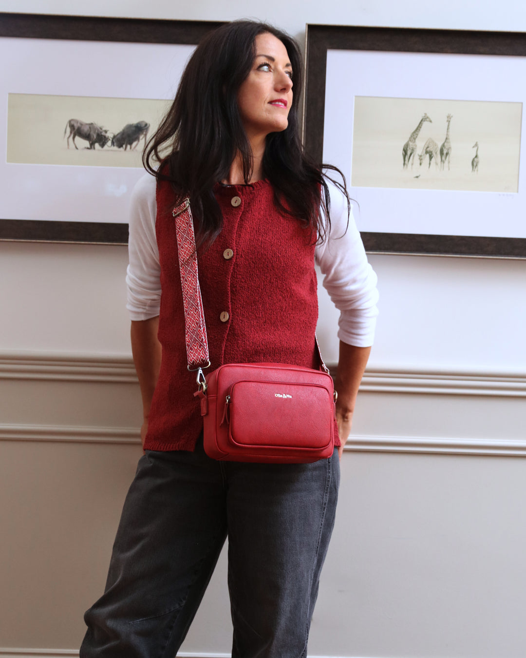 Doyle Crossbody - Red