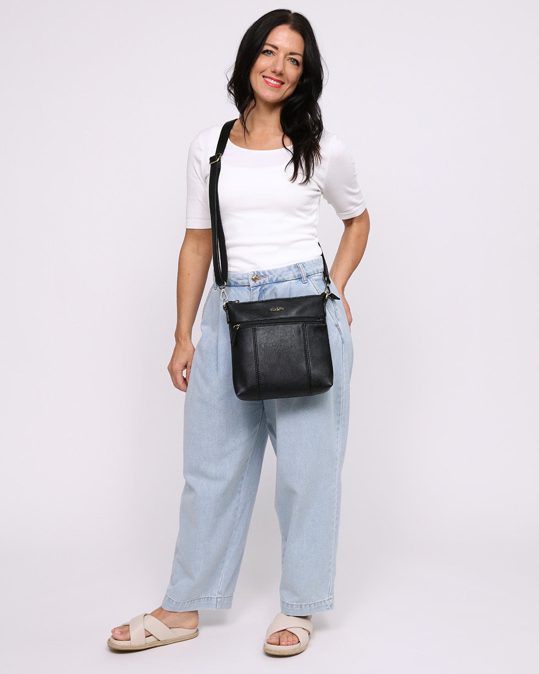 Eddie Crossbody - Black