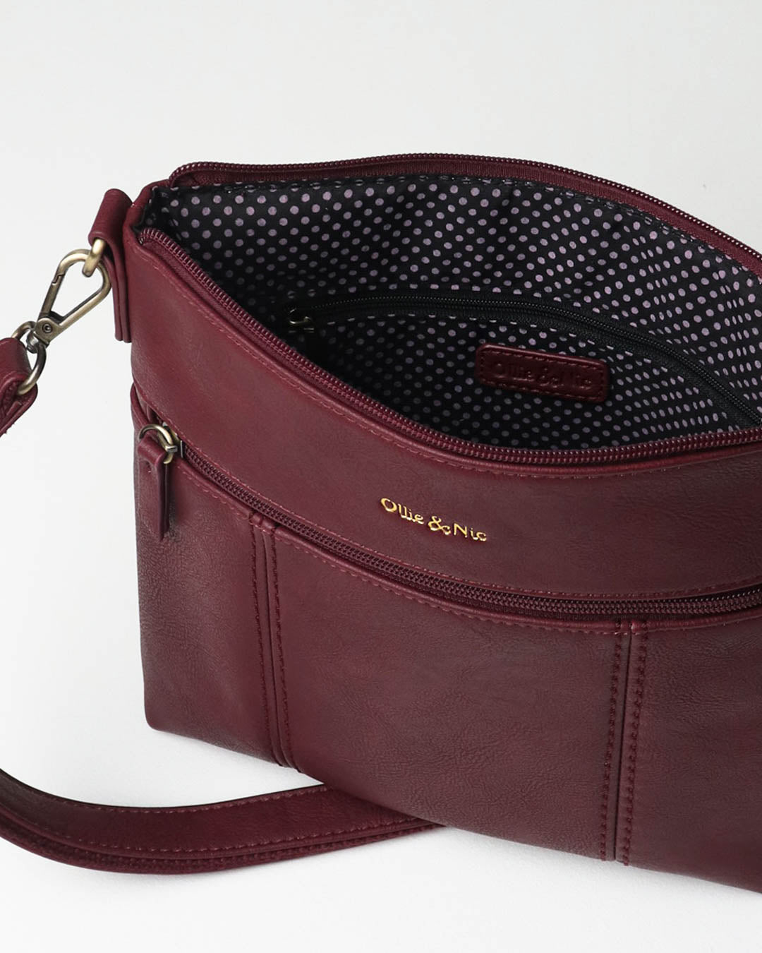 Eddie Crossbody - Plum