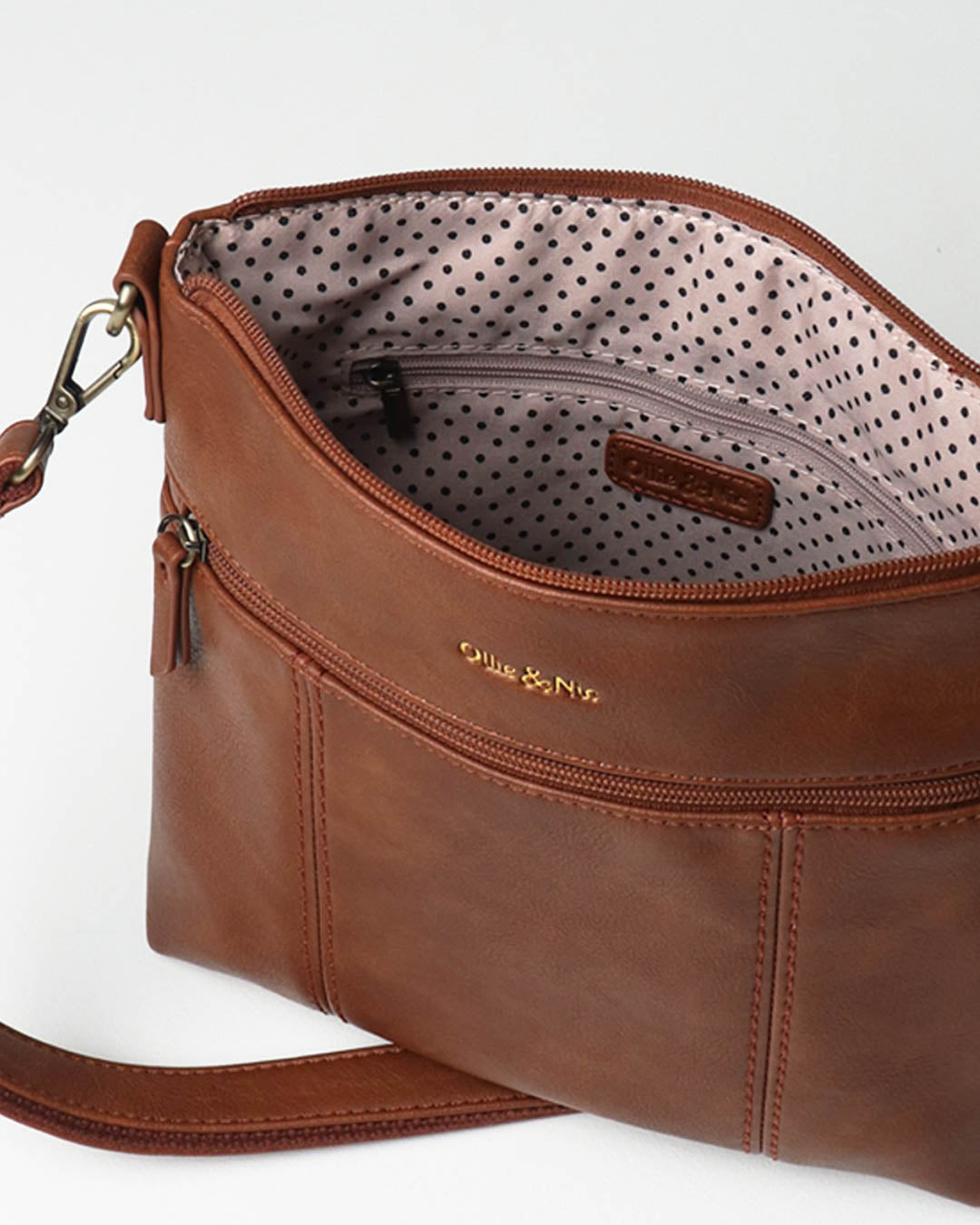 Eddie Crossbody - Tan