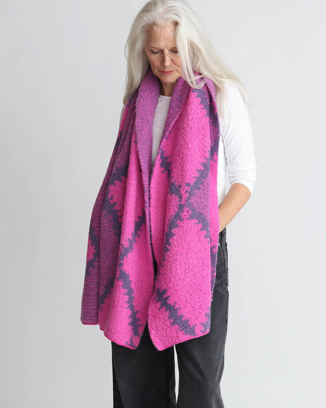Elena Scarf - Fuchsia