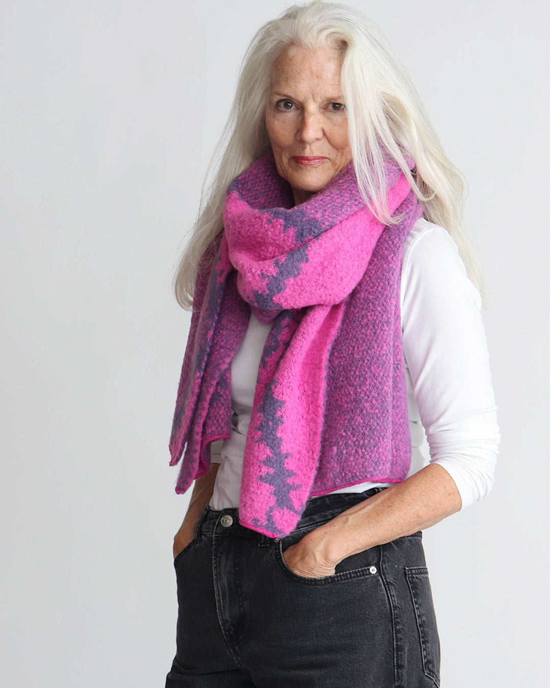 Elena Scarf - Fuchsia