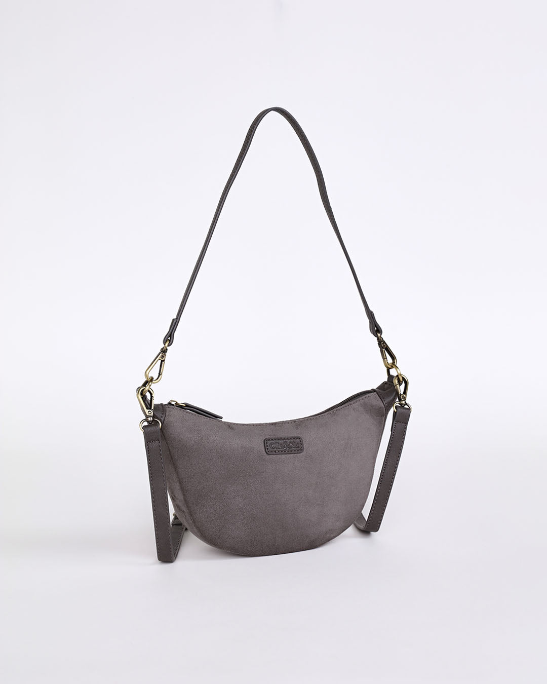 Elsa Mini Scoop Bag - Grey