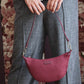 Elsa Mini Scoop Bag - Plum