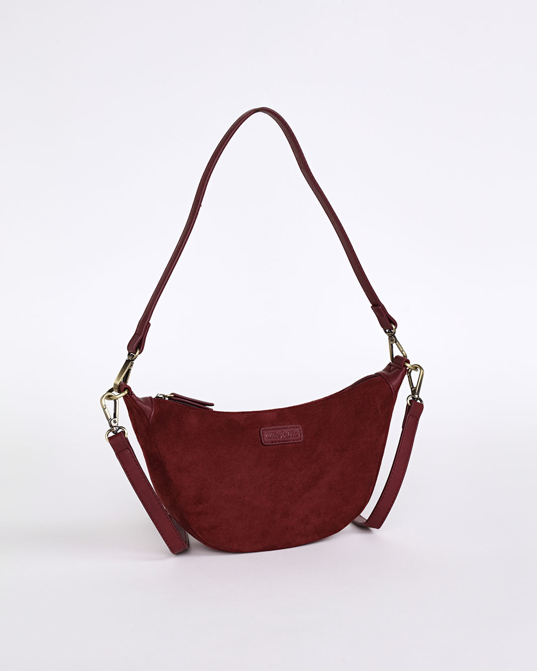Elsa Mini Scoop Bag - Plum