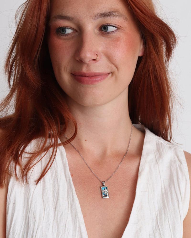 The Empress Pendant Necklace - Silver