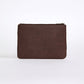 Ernie Zip Top Pouch - Chocolate