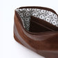 Ernie Zip Top Pouch - Chocolate