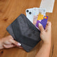 Ernie Zip Top Pouch - Grey