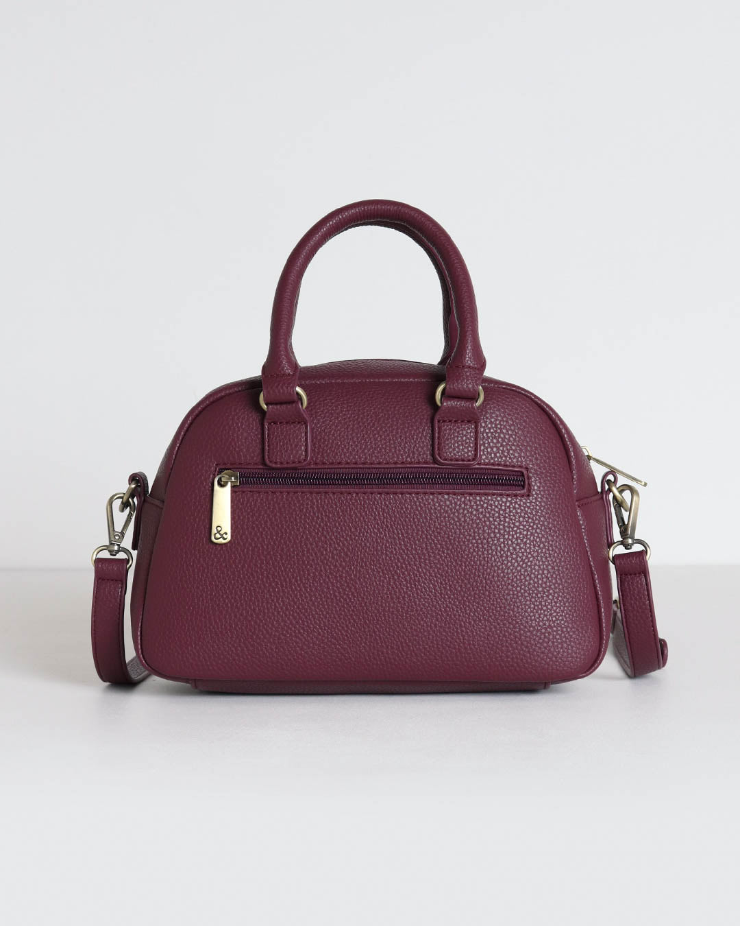 Essie Mini Bowler Bag - Plum