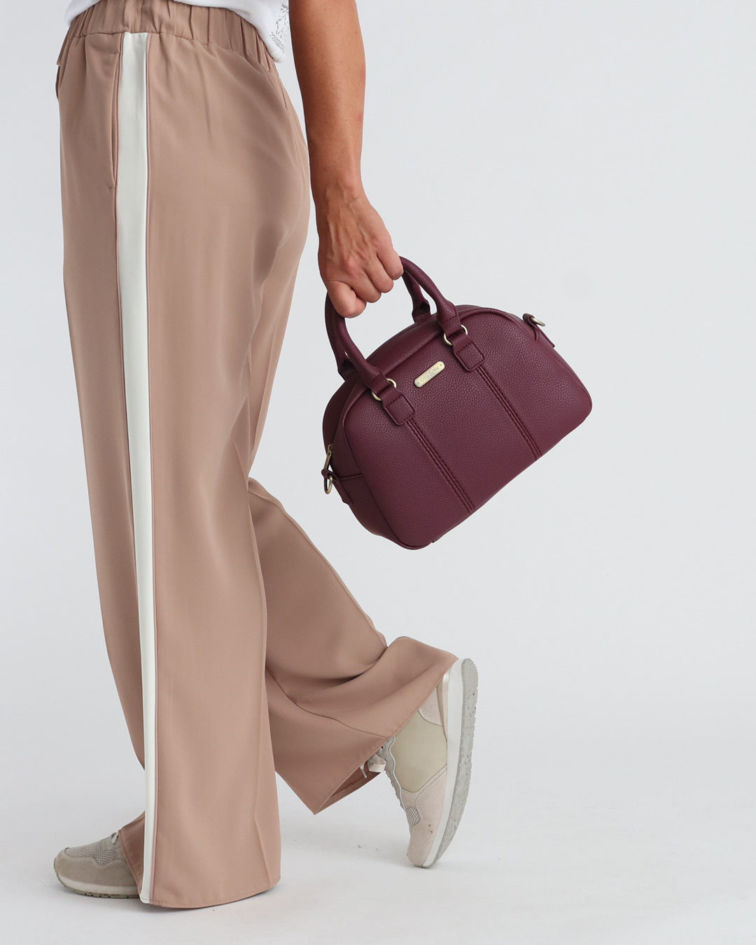 Essie Mini Bowler Bag - Plum