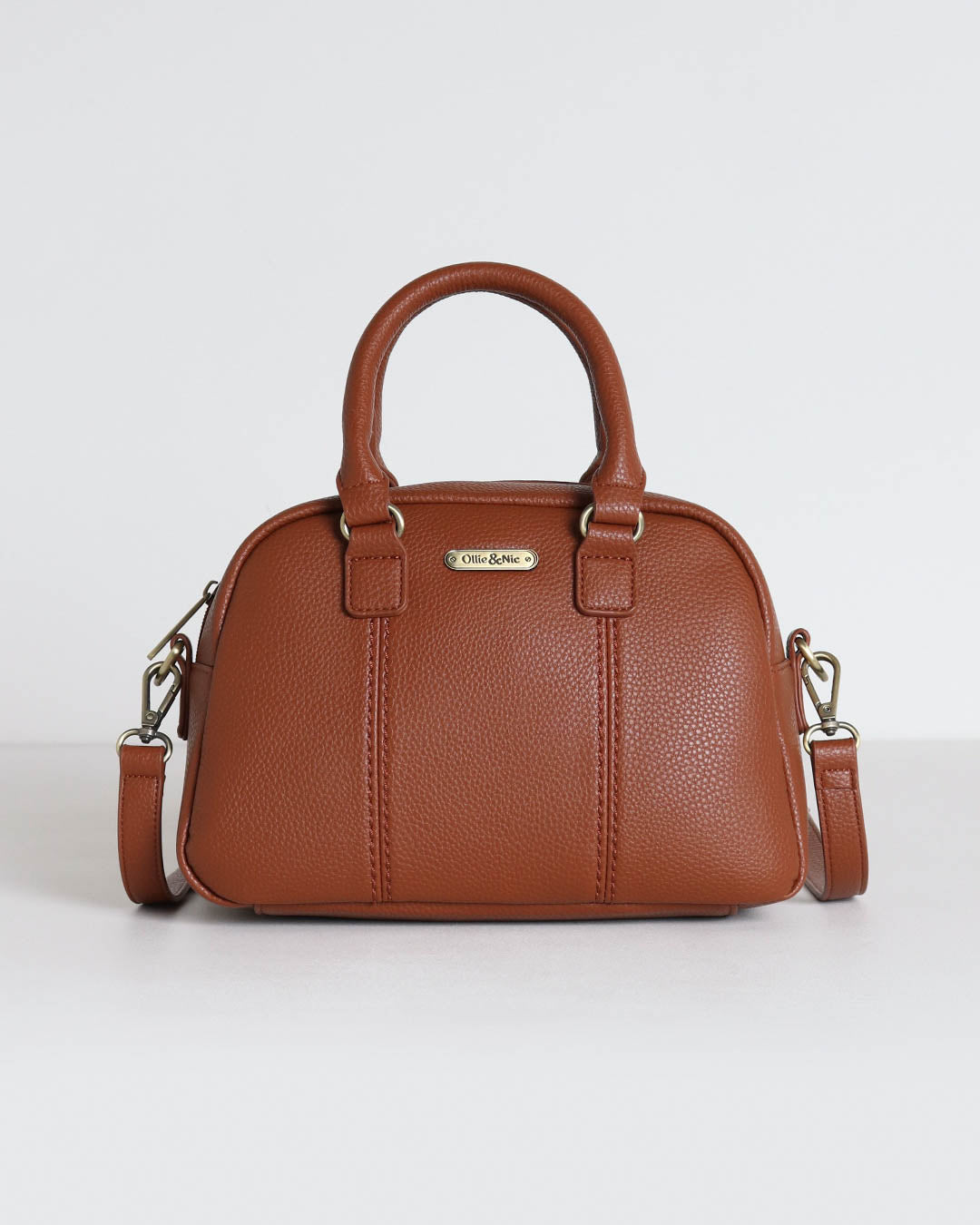 Essie Mini Bowler Bag - Tan