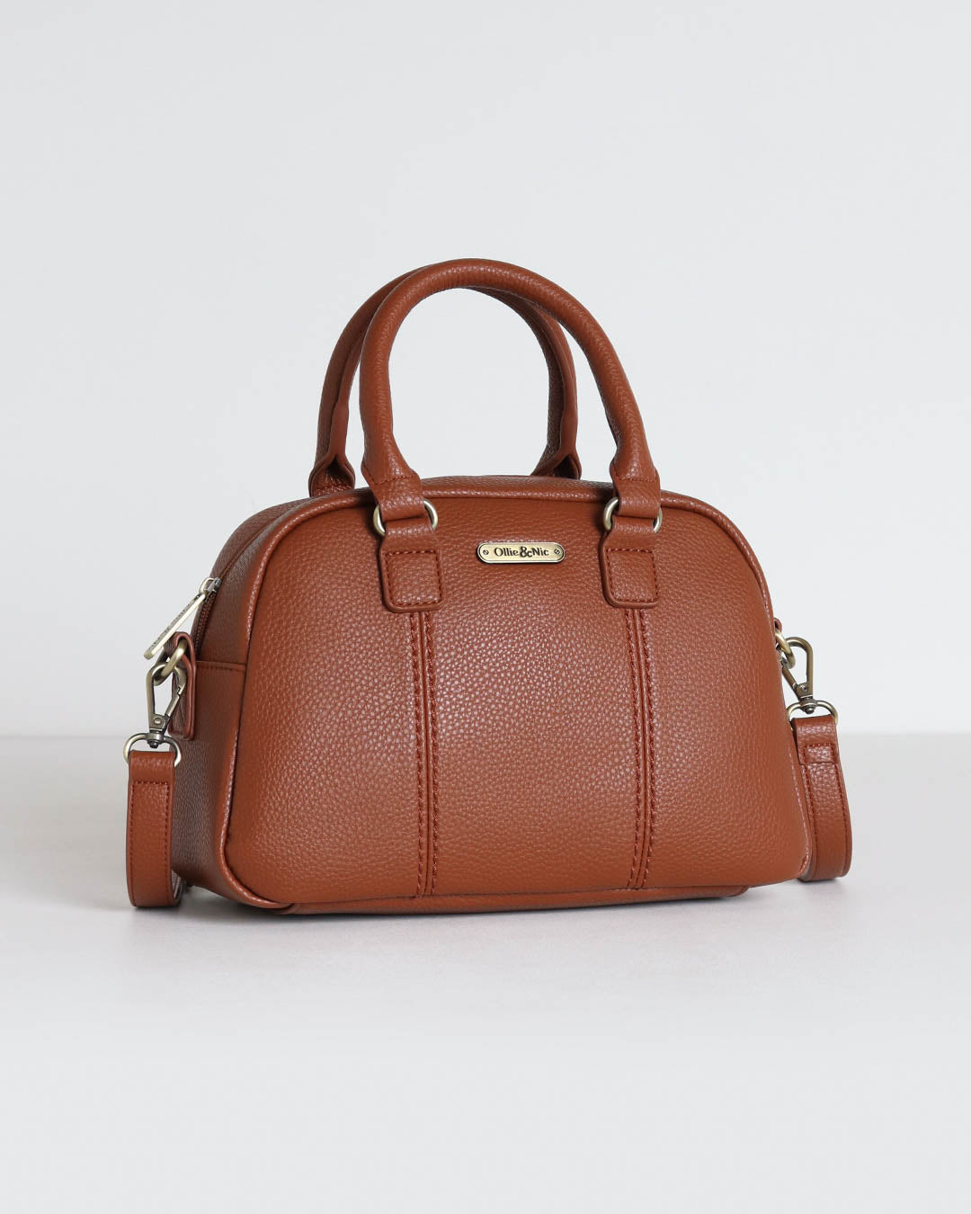 Essie Mini Bowler Bag - Tan