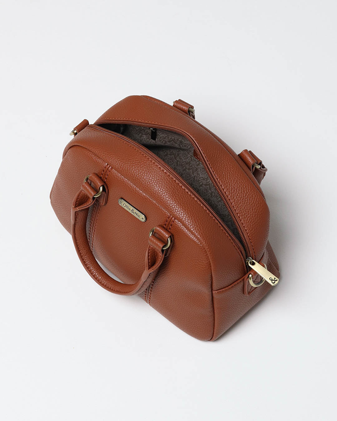 Essie Mini Bowler Bag - Tan