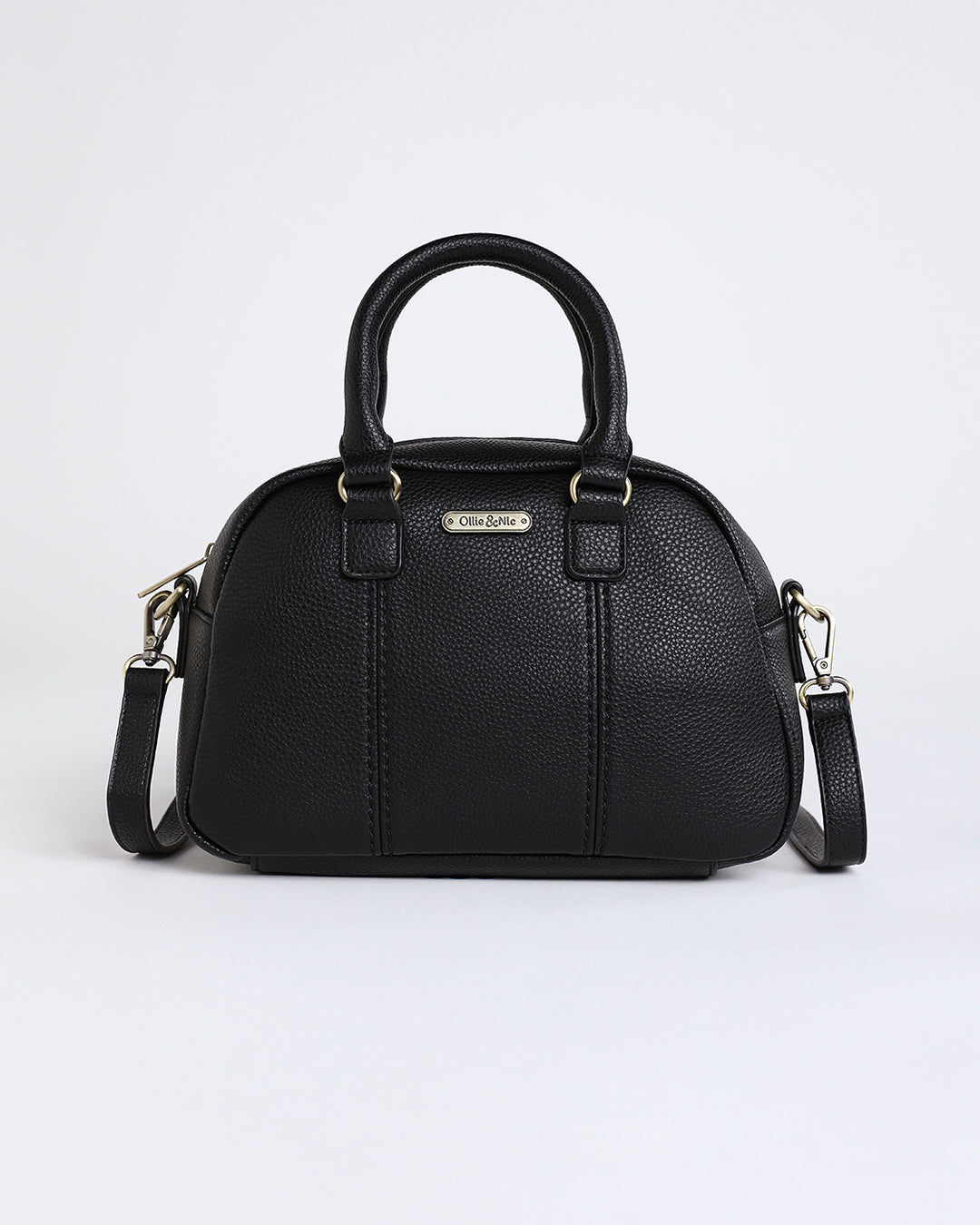 Essie Mini Bowler Bag - Black