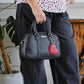 Essie Mini Bowler Bag - Black