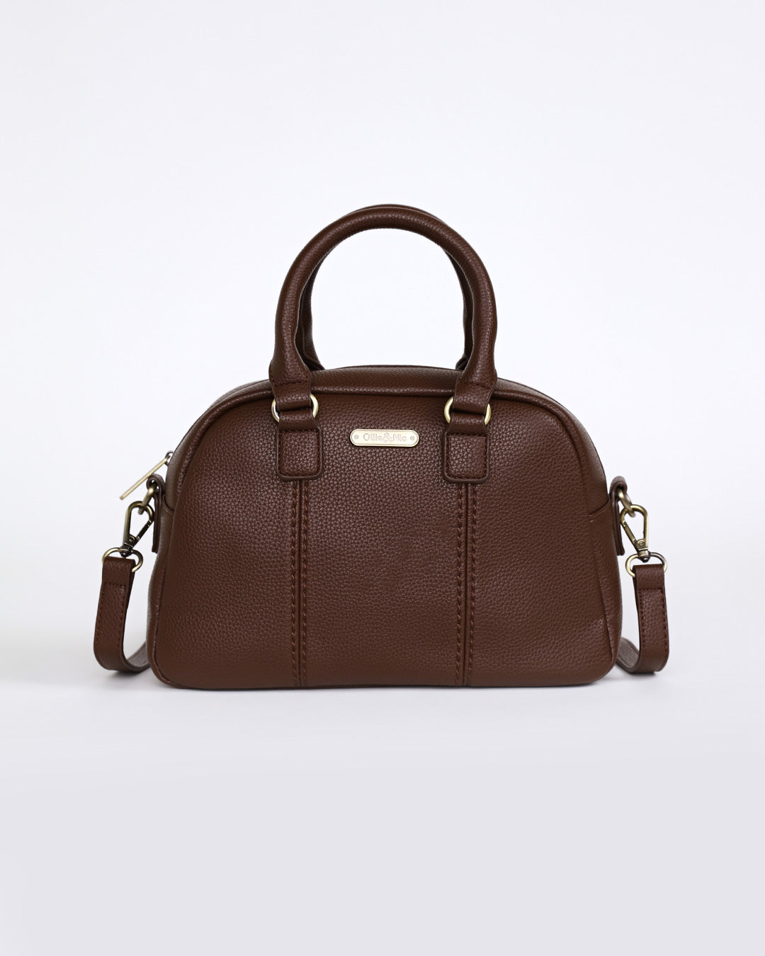 Essie Mini Bowler Bag - Chocolate