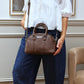 Essie Mini Bowler Bag - Chocolate