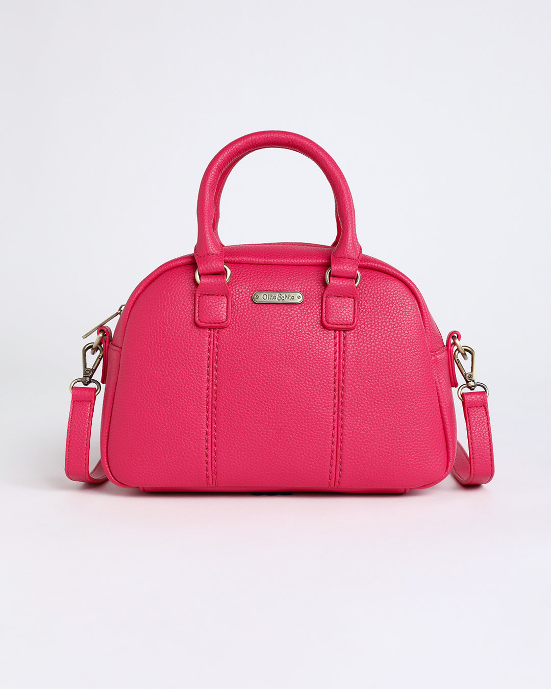 Essie Mini Bowler Bag - Fuchsia
