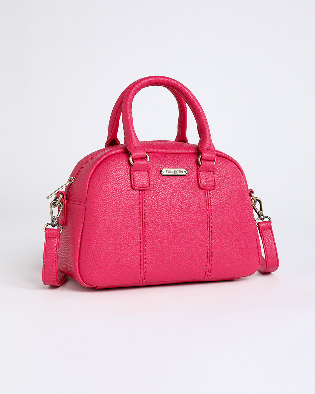 Essie Mini Bowler Bag - Fuchsia