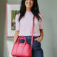 Essie Mini Bowler Bag - Fuchsia