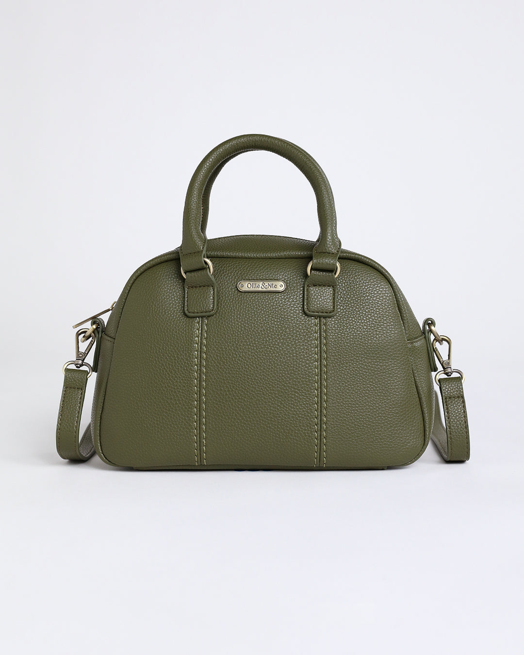 Essie Mini Bowler Bag - Olive