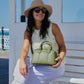Essie Mini Bowler Bag - Olive