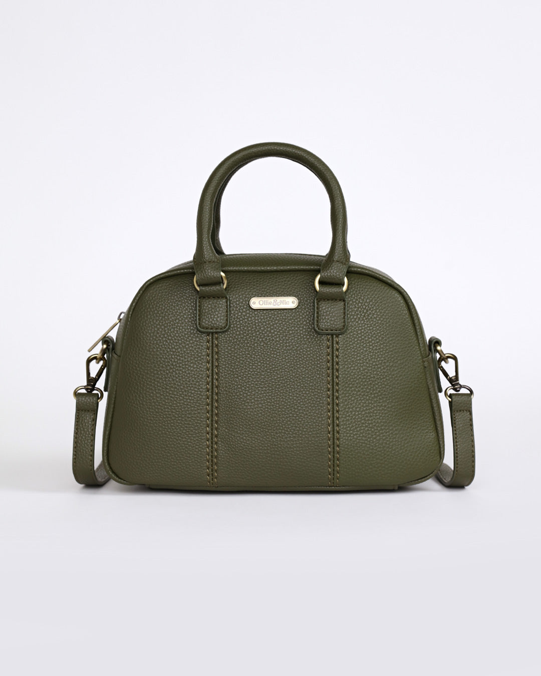 Essie Mini Bowler Bag - Khaki