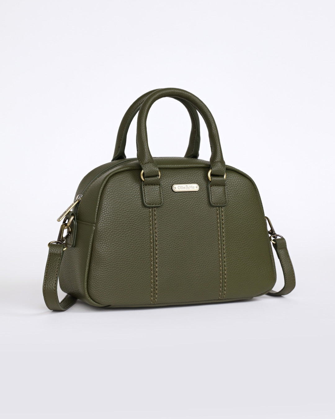 Essie Mini Bowler Bag - Khaki