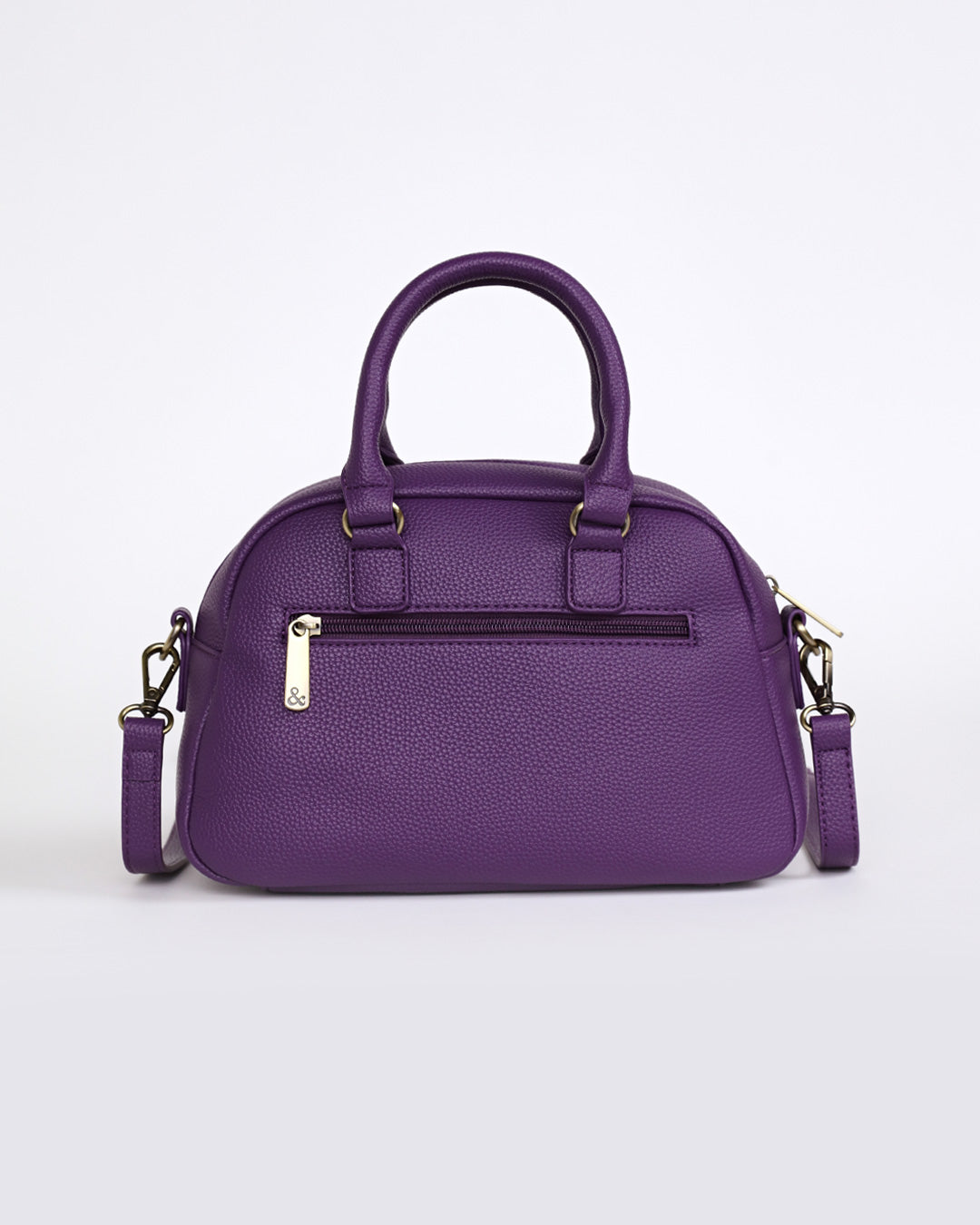 Essie Mini Bowler Bag - Purple