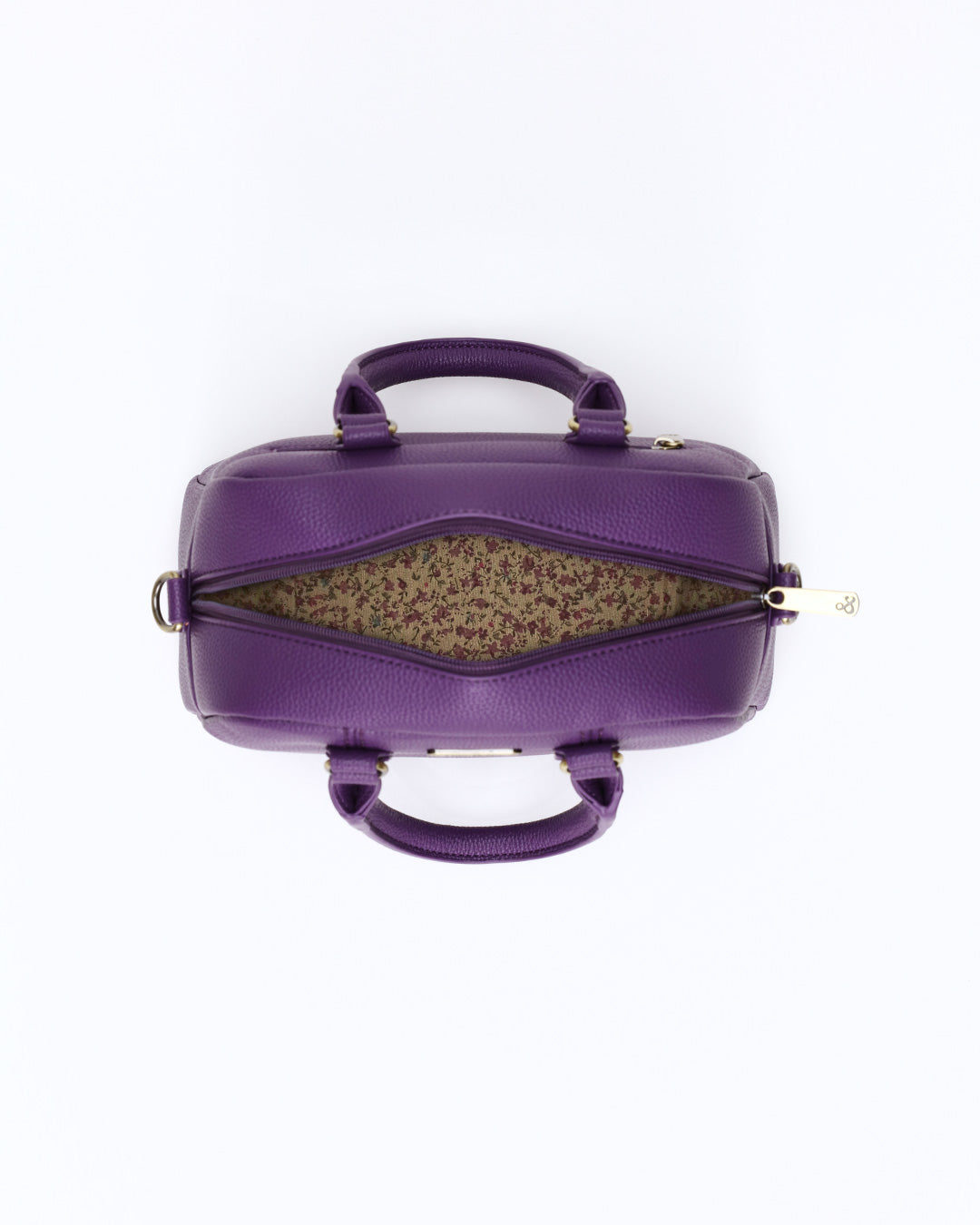Essie Mini Bowler Bag - Purple