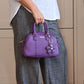 Essie Mini Bowler Bag - Purple