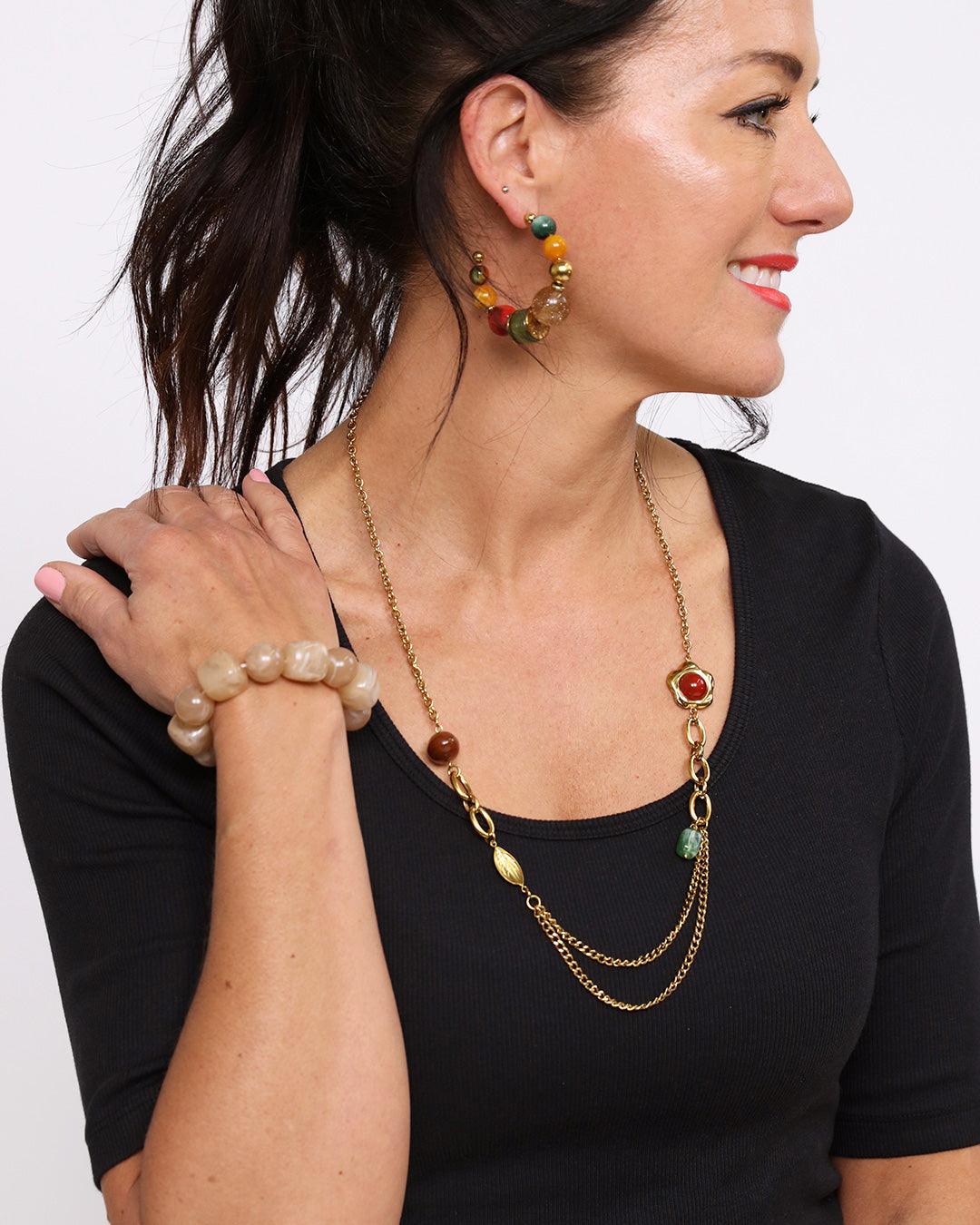 Flora Necklace - Gold