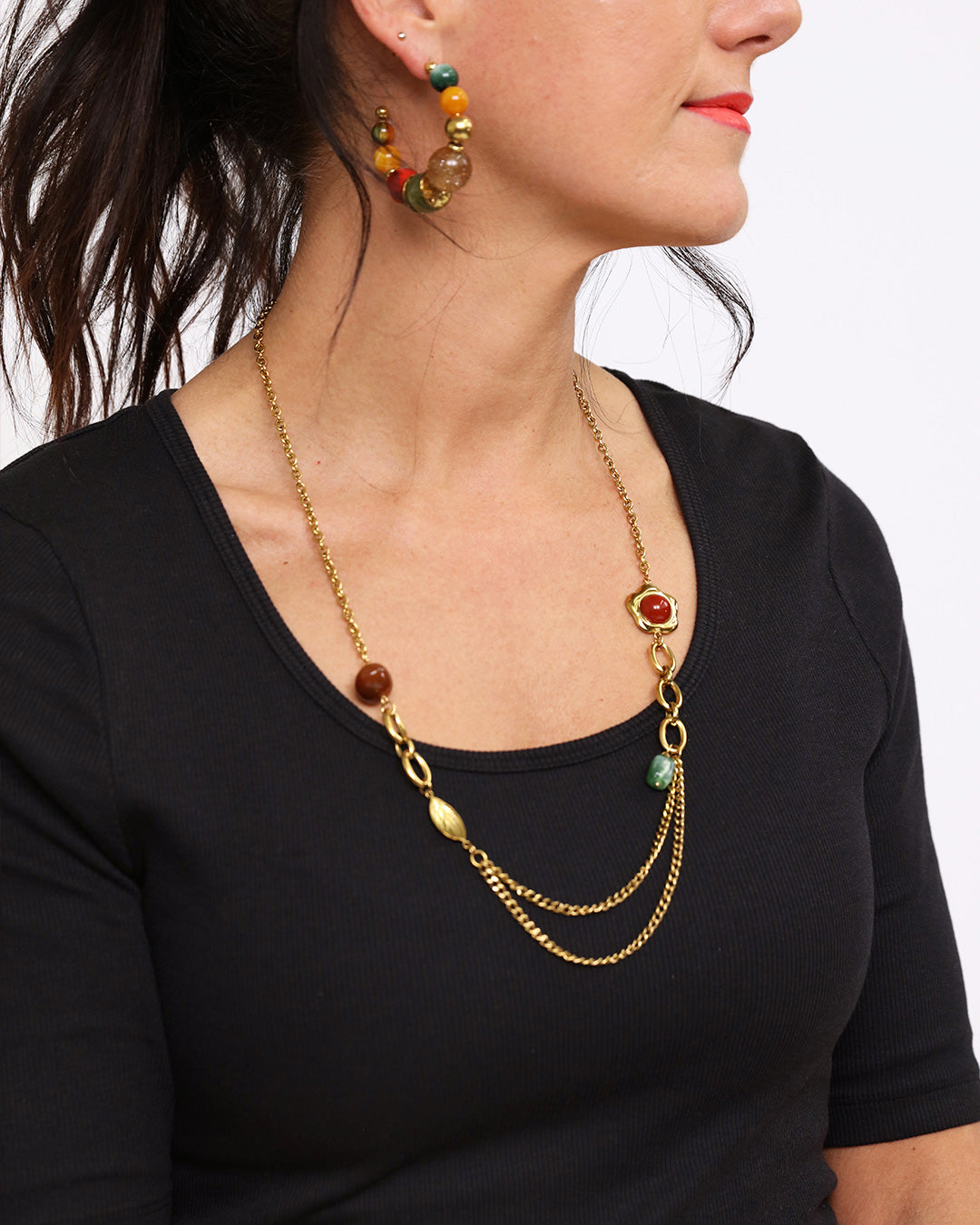 Flora Necklace - Gold