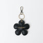 Flower Bag Charm - Black