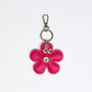 Flower Bag Charm - Fuchsia