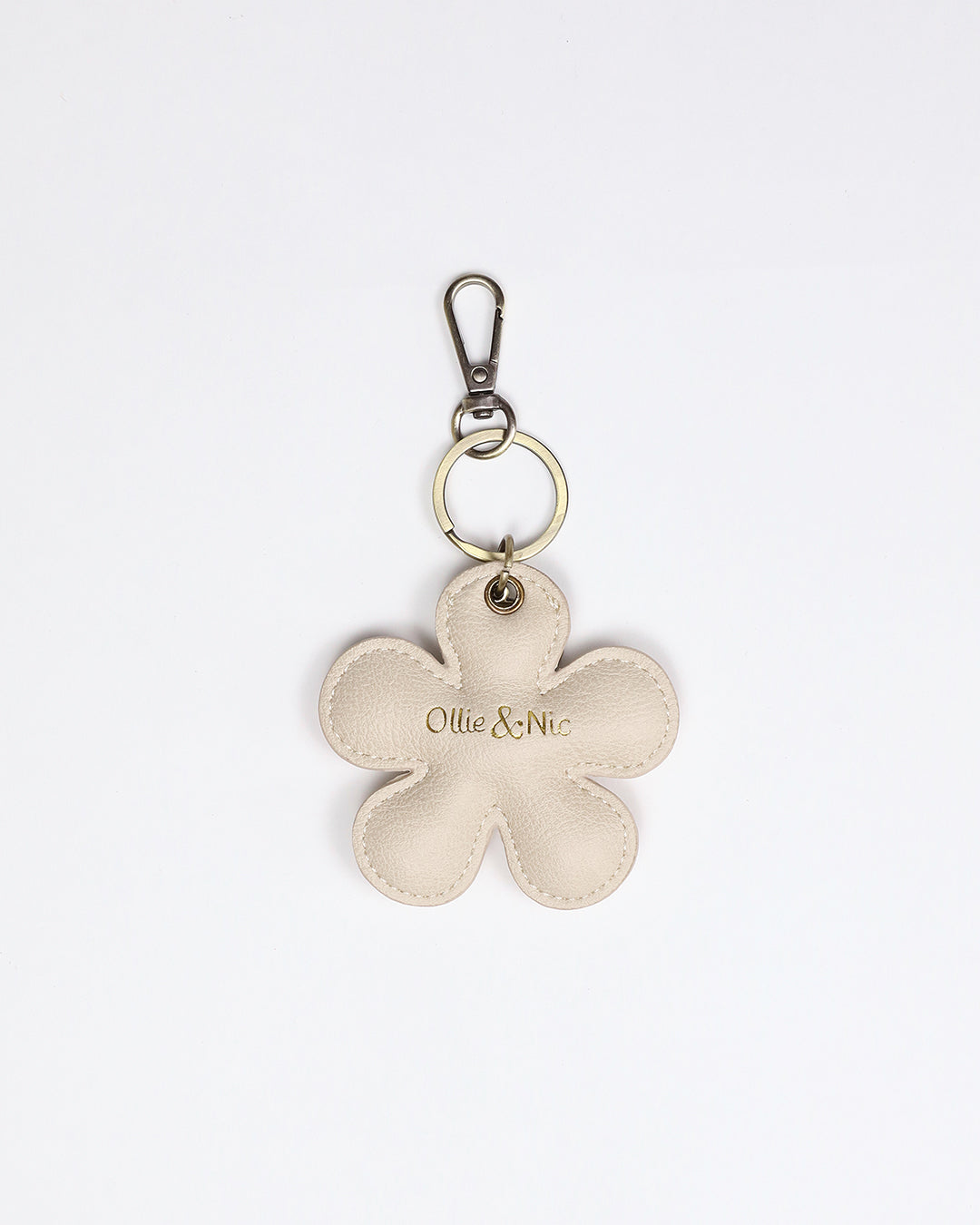 Flower Bag Charm - Pebble