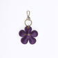 Flower Bag Charm - Purple