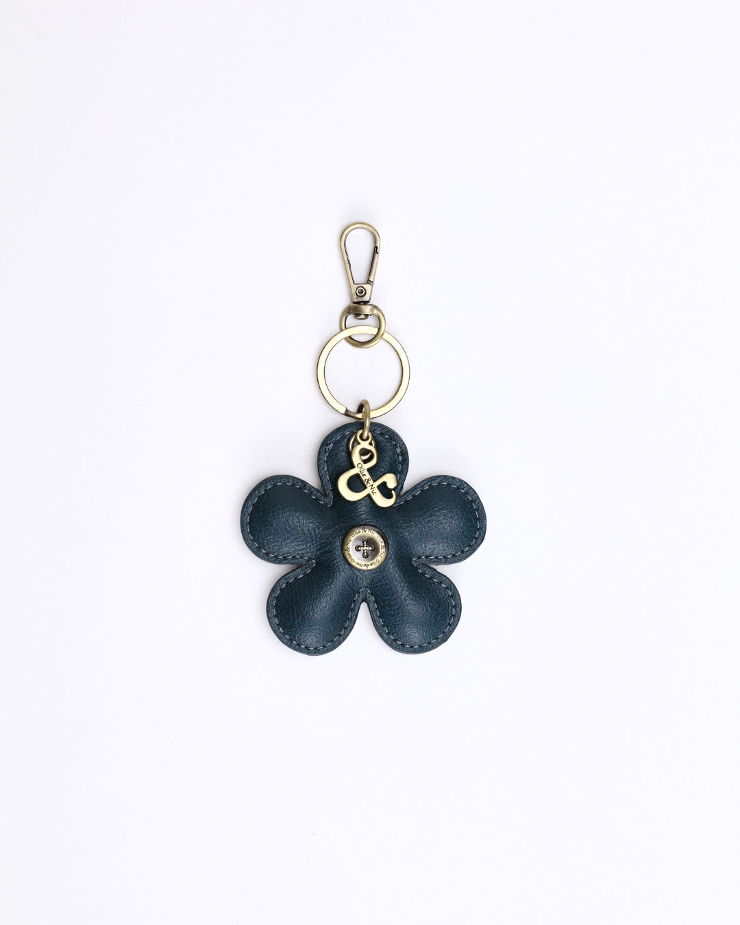 Flower Bag Charm - Teal
