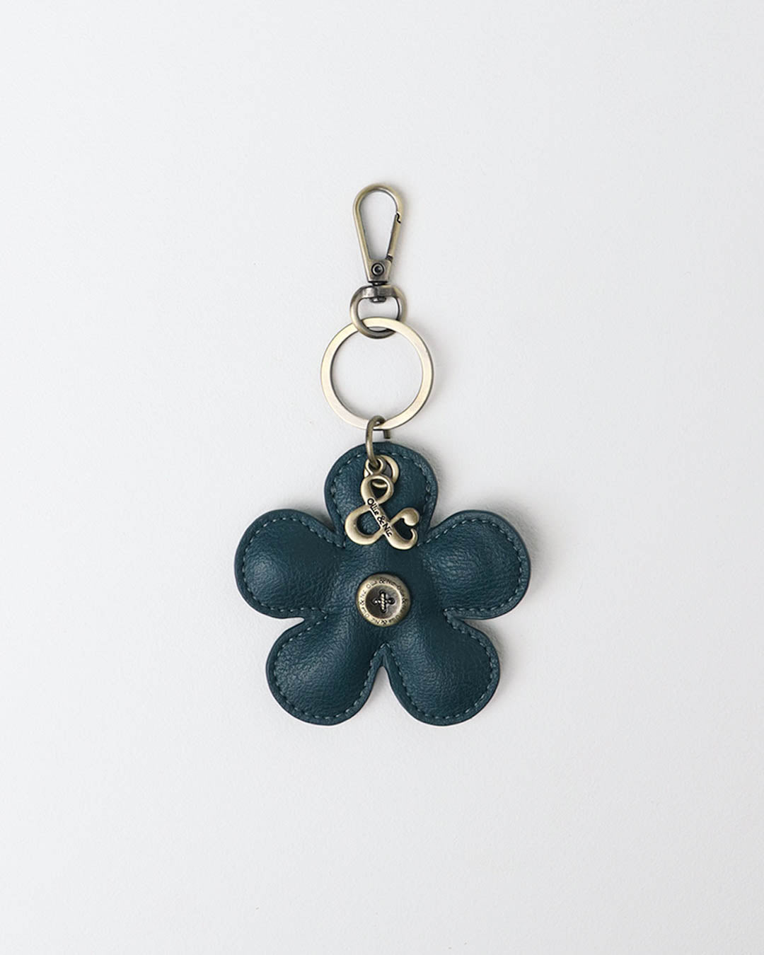 Flower Bag Charm - Teal