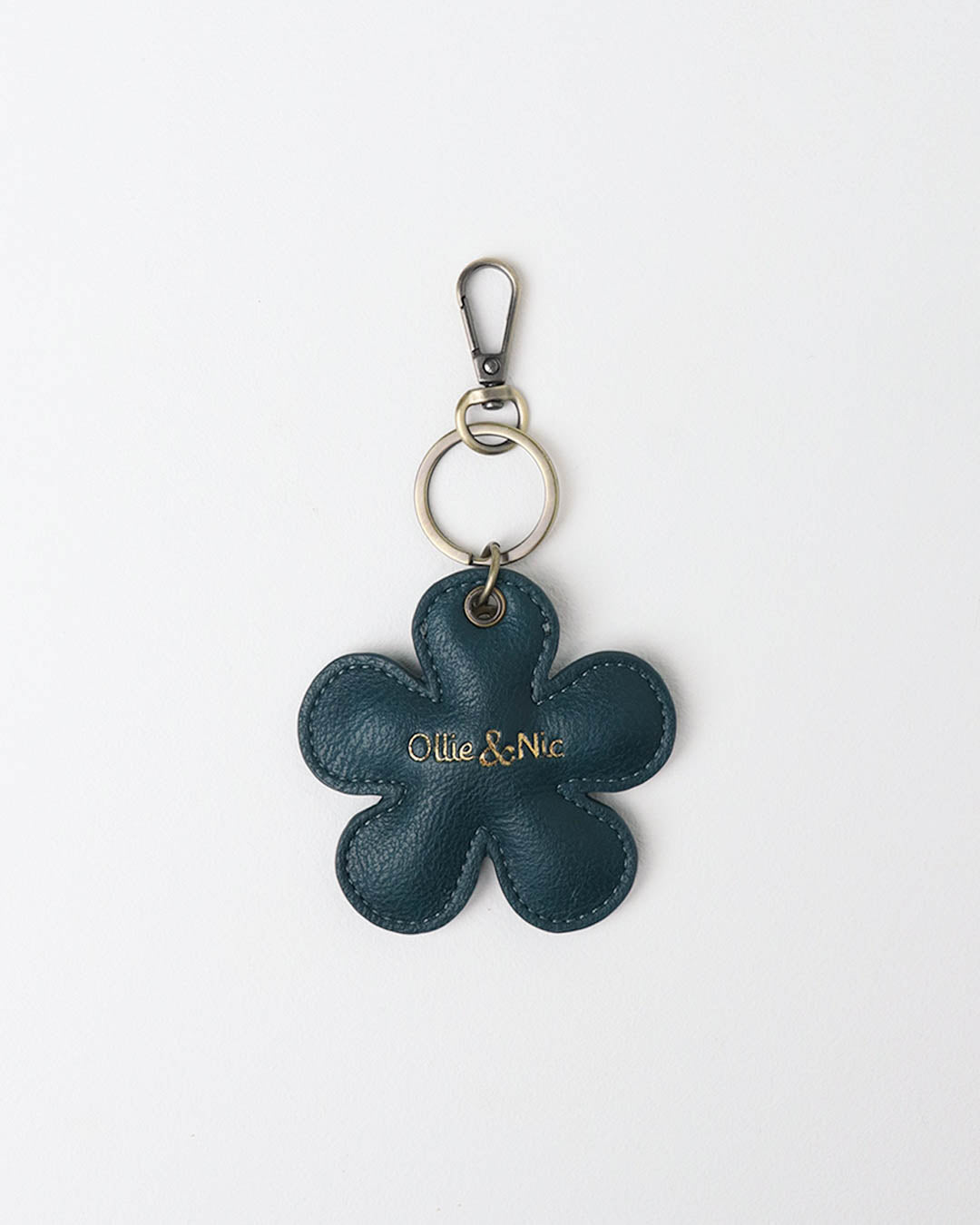 Flower Bag Charm - Teal