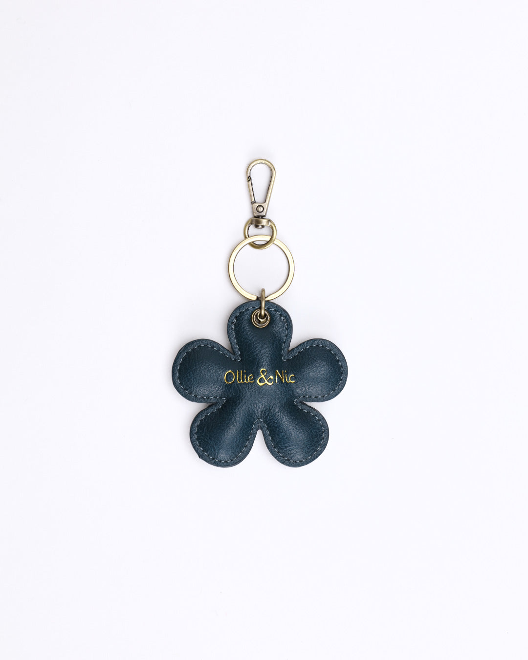 Flower Bag Charm - Teal