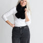 Frances Tuck Scarf - Black