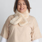 Frances Tuck Scarf - Cream