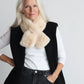 Frances Tuck Scarf - Cream
