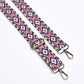 Geometric Webbing Strap - Purple