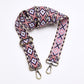 Geometric Webbing Strap - Purple